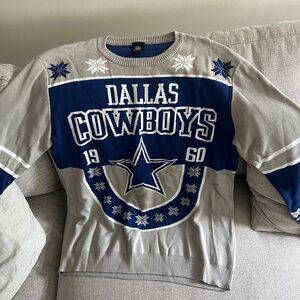 Dallas cowboy Christmas ugly sweater xl
